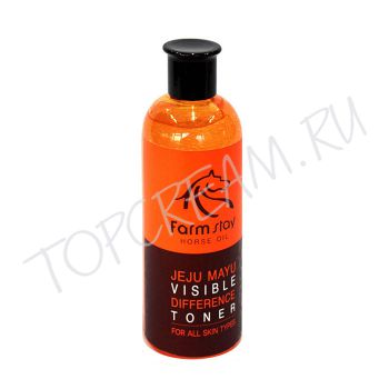 Тонер с лошадиным маслом FARMSTAY Jeju Mayu Visible Difference Toner