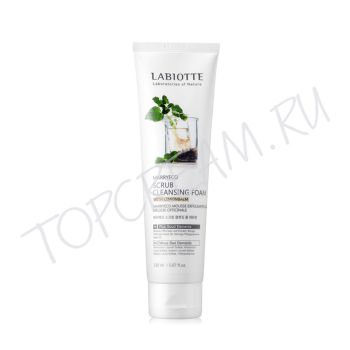 Пенка-скраб с экстрактом мелиссы LABIOTTE Marryeco Scrub Cleansing Foam With Lemonbalm