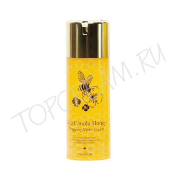 Многофункциональный крем с мёдом канолы The YEON Jeju Canola Honey Wrapping Multi Cream