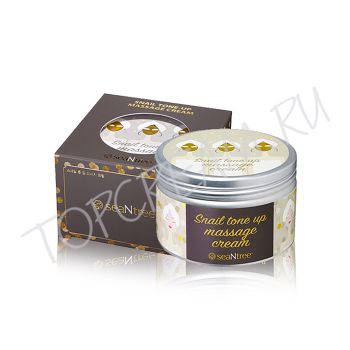 Массажный крем с улиточным экстрактом SEANTREE Snail Tone Up Massage Cream