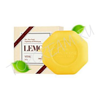Осветляющее и тонизирующее мыло с экстрактом лимона THE SKIN HOUSE Lemon Herb Soap Осветляющее и тонизирующее мыло с экстрактом лимона THE SKIN HOUSE Lemon Herb Soap