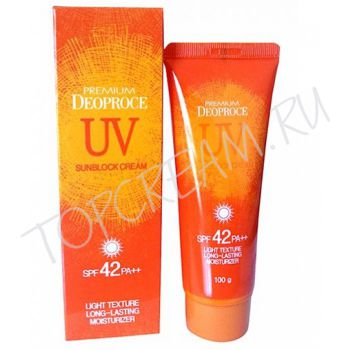 Солнцезащитный крем для кожи лица и тела DEOPROSE Premium UV Sun Block Cream SPF 42+ PA++ Солнцезащитный крем для кожи лица и тела DEOPROSE Premium UV Sun Block Cream SPF 42+ PA++