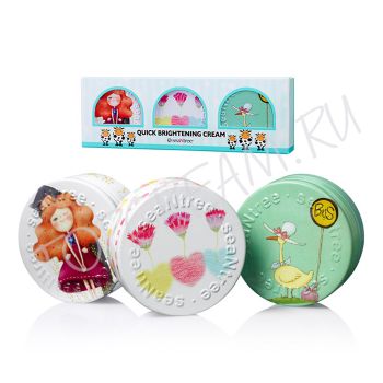 Набор осветляющих кремов SEANTREE Quick Brightening Cream 3 Set Набор осветляющих кремов SEANTREE Quick Brightening Cream 3 Set