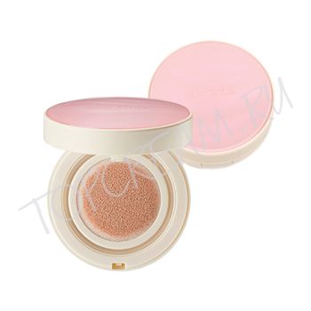 Тональная основа с экстрактом дамасской розы THE SAEM Eco Soul Essence Cushion All Cover SPF50+ PA++++