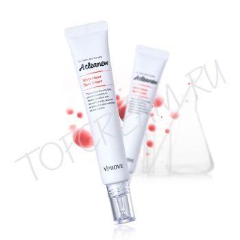 Точечный крем от белых угрей VPROVE A.cleanew White Head Spot Cream