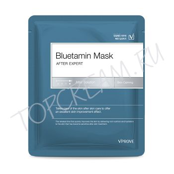 Тканевая маска для восстановления поврежденной кожи VPROVE After Expert Bluetamin Mask