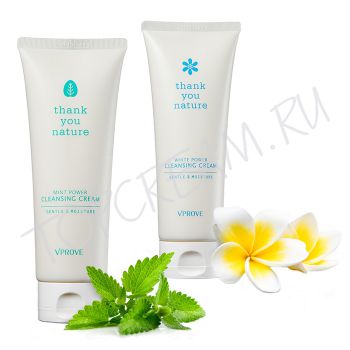 Нежный увлажняющий крем для очищения кожи VPROVE Thank You Nature Power Cleansing Cream Gentle & Moisture