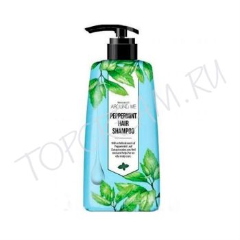 Шампунь для волос с мятой перечной WELCOS Around Me Peppermint Hair Shampoo