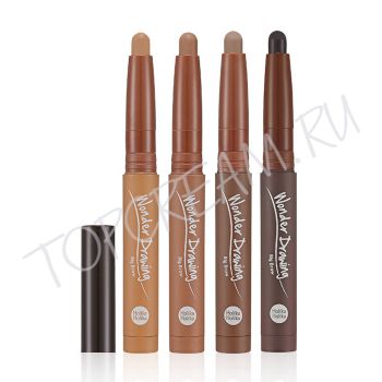 Карандаш с кистью для коррекции бровей HOLIKA HOLIKA Wonder Drawing Big Brow Карандаш с кистью для коррекции бровей HOLIKA HOLIKA Wonder Drawing Big Brow