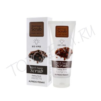 Пилинг-скраб с черным сахаром ALFREDO FEEMAS Black Sugar Peeling Scrub