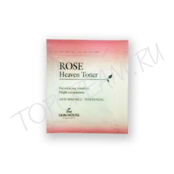 Тоник омолаживающий с экстрактом розы. Пробник THE SKIN HOUSE Rose Heaven Toner Sample Тоник омолаживающий с экстрактом розы. Пробник THE SKIN HOUSE Rose Heaven Toner Sample