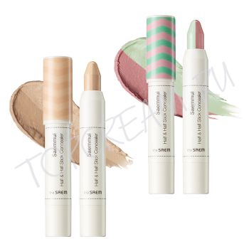 Стик-консилер двухцветный THE SAEM Saemmul Half & Half Stick Concealer