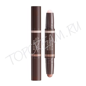 Стик для контурного макияжа THE SAEM Eco Soul Contour Duo Stick