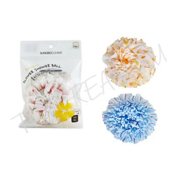 Мочалка с эффектом пилинга SUNG BO CLEAMY Clean & Beauty Flower Shower Ball Мочалка с эффектом пилинга SUNG BO CLEAMY Clean & Beauty Flower Shower Ball