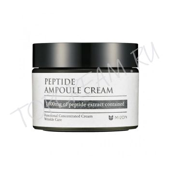 Высококонцентрированный пептидный крем для укрепления кожи MIZON Peptide Ampoule Cream