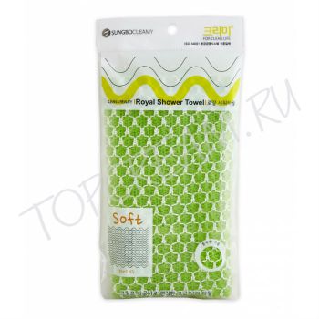 Нейлоновая мочалка для душа SUNG BO CLEAMY Clean & Beauty Royal Shower Towel Нейлоновая мочалка для душа SUNG BO CLEAMY Clean & Beauty Royal Shower Towel