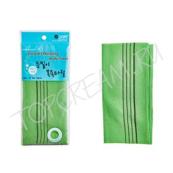 Жесткая мочалка из вискозной ткани SUNG BO CLEAMY Clean & Beauty Viscose Back Вath Тowel Жесткая мочалка из вискозной ткани SUNG BO CLEAMY Clean & Beauty Viscose Back Вath Тowel