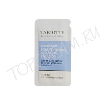 Эмульсия-эссенция с экстрактом можжевельника для сужения пор. Пробник LABIOTTE Juniper Berry Pore Tightening Essence In Emulsion Sample
