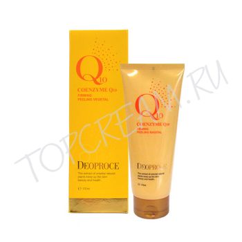 Укрепляющий пилинг-скатка с коэнзим Q10 DEOPROCE Coenzyme Q10 Firming Peeling Vegetal