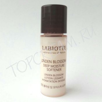 Глубокоувлажняющий тонер с цветками липы, миниатюра 5 мл LABIOTTE Linden Blossom Deep Moisture Softner Miniature 5 ml