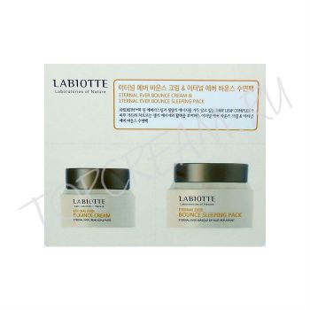Укрепляющий крем и ночная маска для повышения упругости кожи. Пробник LABIOTTE Eternal Ever Bounce Cream & Sleeping Pack Sample
