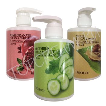 Крем для тела массажный очищающий DEOPROCE Clean & White Cleansing & Massage Cream Крем для тела массажный очищающий DEOPROCE Clean & White Cleansing & Massage Cream