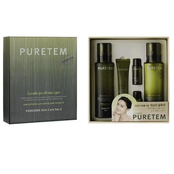 Уходовый набор средств с алоэ вера WELCOS Puretem Purevera 2 Items Set Уходовый набор средств с алоэ вера WELCOS Puretem Purevera 2 Items Set