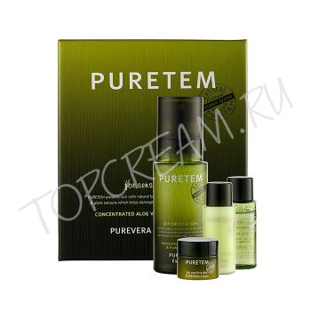 Набор с экстрактом алоэ вера WELCOS Puretem Purevera Essence Set Набор с экстрактом алоэ вера WELCOS Puretem Purevera Essence Set
