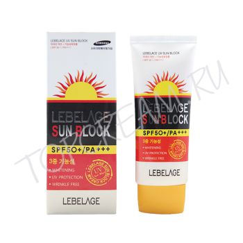 Антивозрастной солнцезащитный крем 70 мл LEBELAGE UV Sun Block SPF50+ PA+++ 70ml