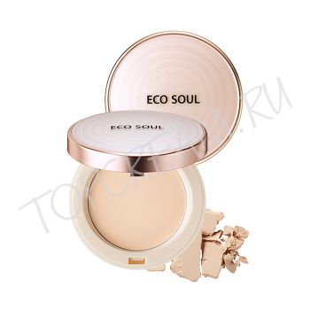 Компактная пудра-санскрин THE SAEM Eco Soul UV Sun Pact SPF50+ PA++++