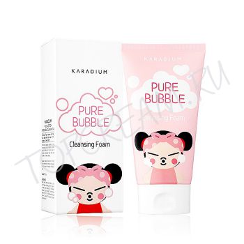 Пузырьковая пенка для умывания KARADIUM Pure Bubble Cleansing Foam Pucca Edition