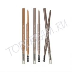Карандаш для бровей THE SAEM Eco Soul Powerproof Mega Slim Brow