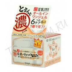 Увлажняющий крем-гель 6 в 1 с изофлавонами сои SANA Soy Milk Gel Cream