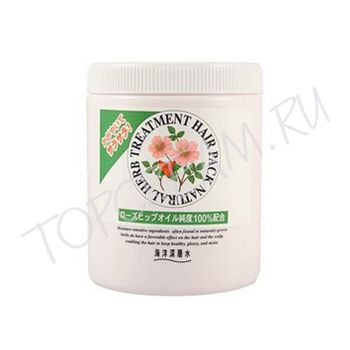 Японская маска для волос с маслом шиповника JUNLOVE Natural Herb Rose Hips Treatment Hair Pack