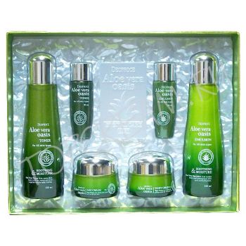 Уходовый набор с экстрактом алоэ вера DEOPROCE Aloe Vera Oasis Special Care 4 Set Уходовый набор с экстрактом алоэ вера DEOPROCE Aloe Vera Oasis Special Care 4 Set