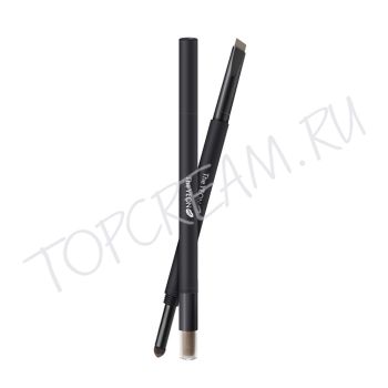 Двусторонний карандаш-тени для бровей THE YEON Natural Sketch Eyebrow Pencil & Powder Двусторонний карандаш-тени для бровей THE YEON Natural Sketch Eyebrow Pencil & Powder