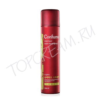 Лак для волос сильной фиксации CONFUME Total Hair Super Hard Spray