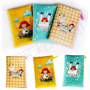 Косметичка&nbsp;из водонепронецаемого материала YADAH Cosmetic Pouch Flat