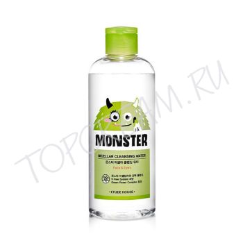 Мицеллярная вода 300 мл ETUDE HOUSE Monster Micellar Cleansing Water 300ml Мицеллярная вода 300 мл ETUDE HOUSE Monster Micellar Cleansing Water 300ml
