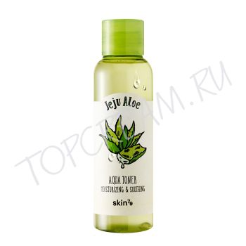 Увлажняющий и успокаивающий тонер с алоэ вера SKIN79 Jeju Aloe Aqua Toner Moisturizing & Soothing Увлажняющий и успокаивающий тонер с алоэ вера SKIN79 Jeju Aloe Aqua Toner Moisturizing & Soothing