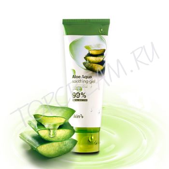 Универсальный увлажняющий гель 99% алоэ вера SKIN79 Aloe Aqua Soothing Gel 99% Универсальный увлажняющий гель 99% алоэ вера SKIN79 Aloe Aqua Soothing Gel 99%
