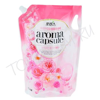 Кондиционер для белья с ароматом розы 2100 мл CJ LION Aroma Capsule Pink Rose Fabric Softener 2100ml Кондиционер для белья с ароматом розы 2100 мл CJ LION Aroma Capsule Pink Rose Fabric Softener 2100ml