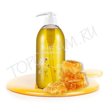 Гель для душа с медом и прополисом SNP Honey & Propolis Body Cleanser Гель для душа с медом и прополисом SNP Honey & Propolis Body Cleanser
