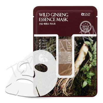 Маска с экстрактом корня дикого женьшеня SNP Wild Ginseng Essence Mask