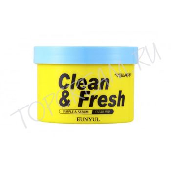 Очищающие подушечки с кислотами EUNYUL Clean & Fresh Pimple & Sebum Clear Pad Очищающие подушечки с кислотами EUNYUL Clean & Fresh Pimple & Sebum Clear Pad