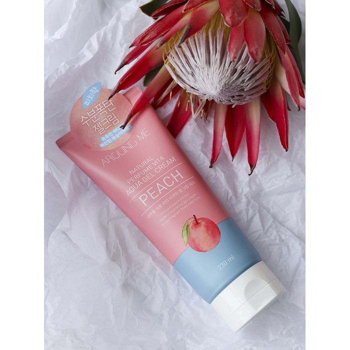 WELCOS Around Me Natural Perfume Vita Aqua Gel Cream Peach купить в Topcream