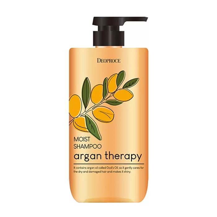 Восстанавливающий увлажняющий шампунь с маслом арганы DEOPROCE Argan Therapy Moist Shampoo