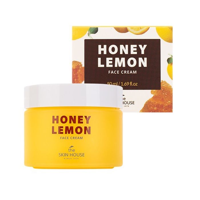 Освежающий крем для лица с экстрактом лимона и медом THE SKIN HOUSE Honey Lemon Face Cream
