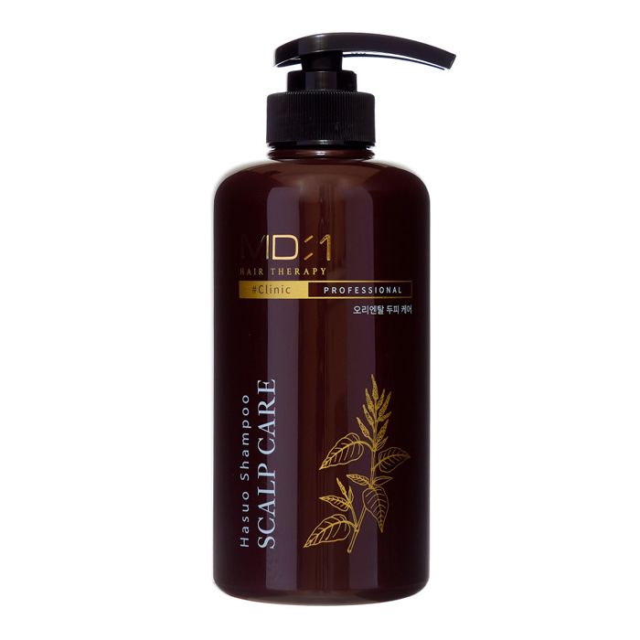 Укрепляющий шампунь для волос с травяным комплексом MED:B MD-1 Hair Therapy Hasuo Scalp Care Shampoo