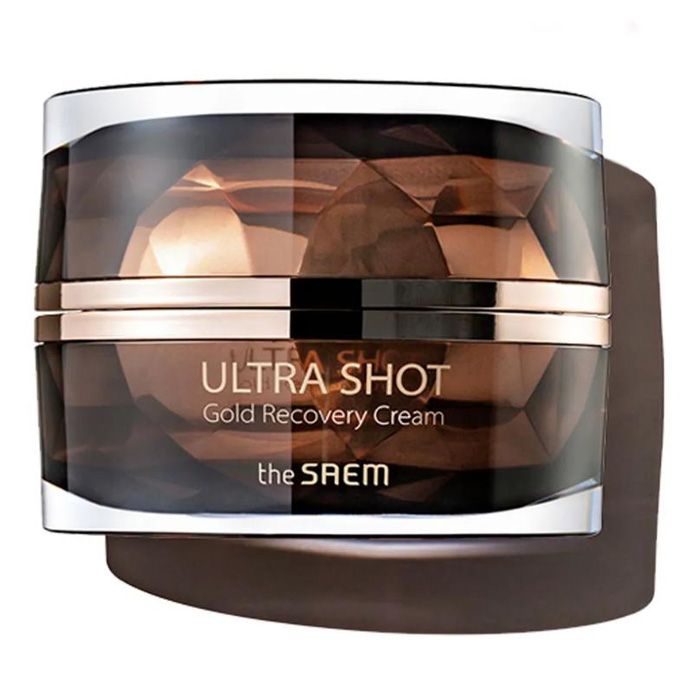 Антивозрастной крем для лица с золотом THE SAEM Ultra Shot Gold Recovery Cream